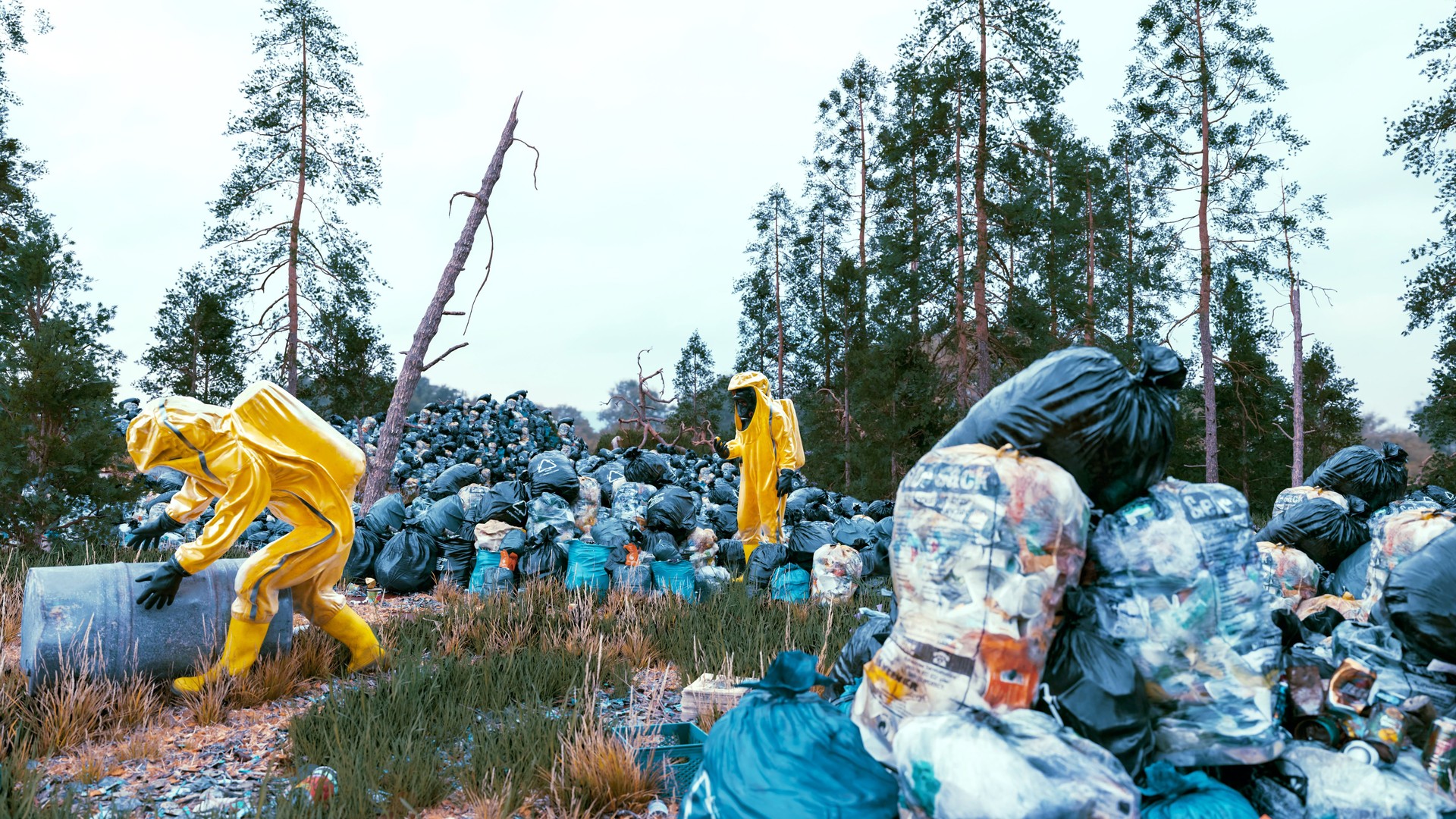 Hazmat Workers Confront the Chaos of Dumpsite Disasters