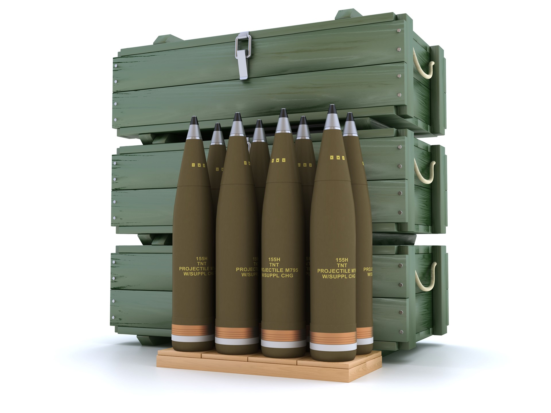 Projectiles for howitzers