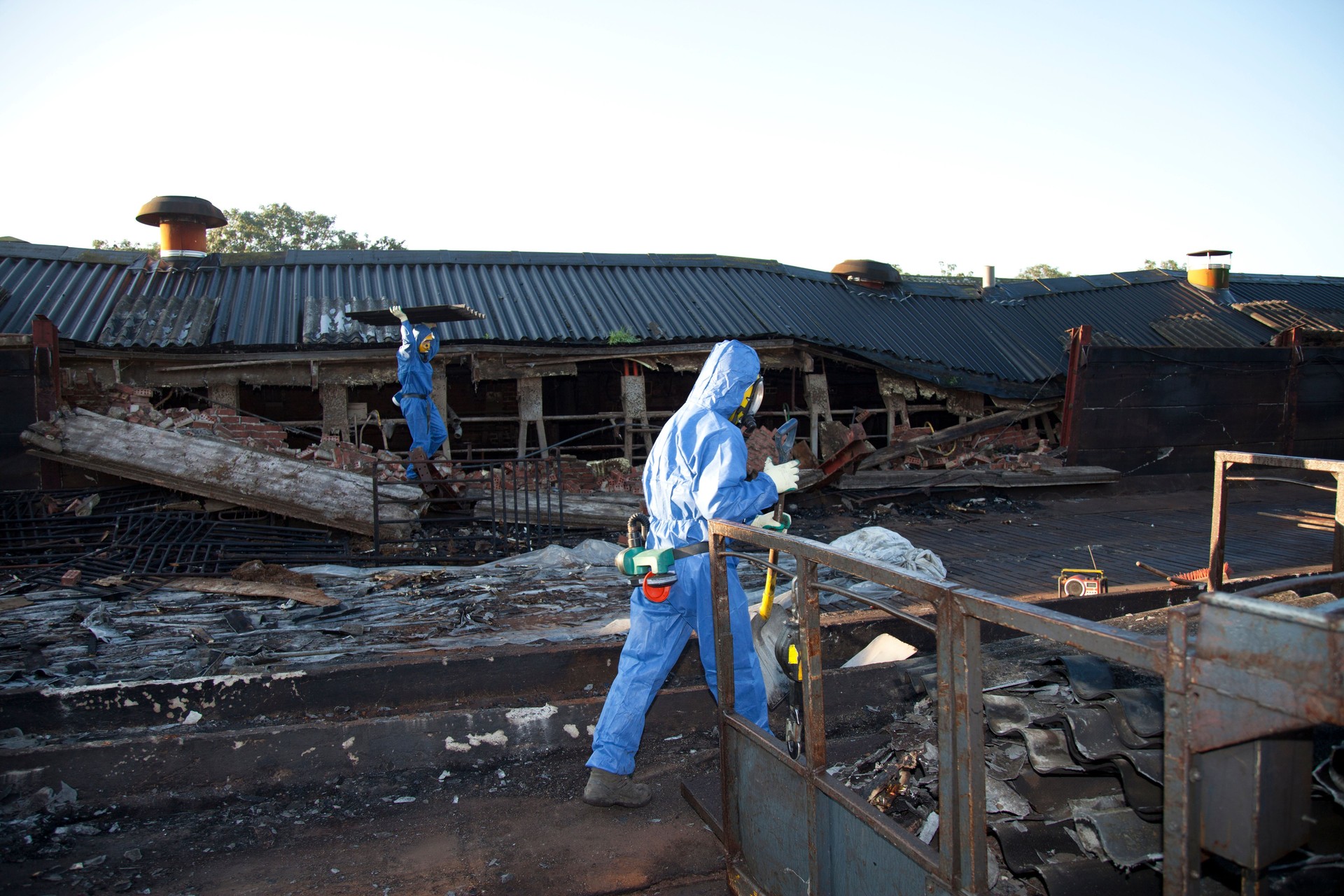Asbestos cleanup