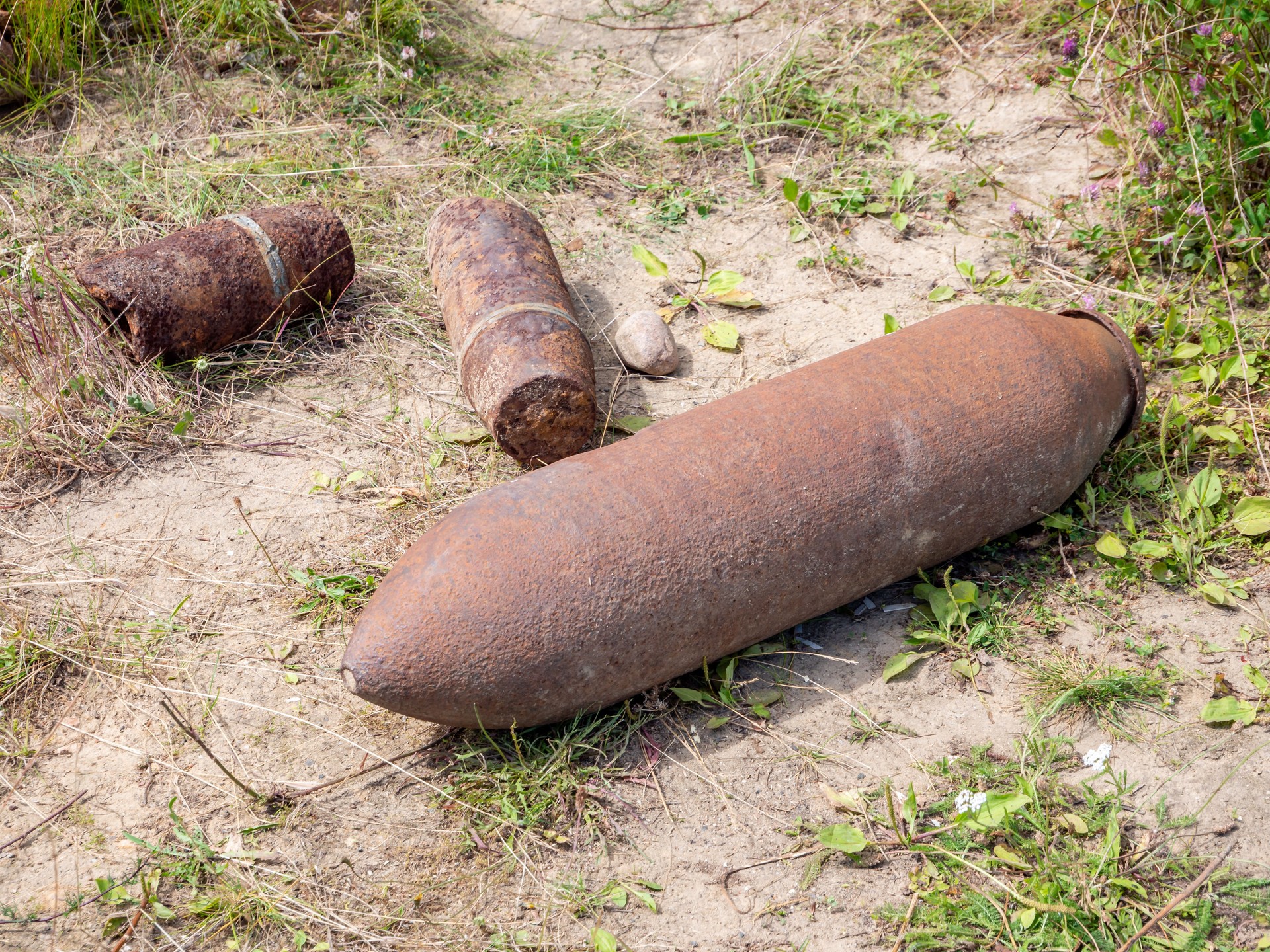 Bomb find pilot bombs from the Second World War