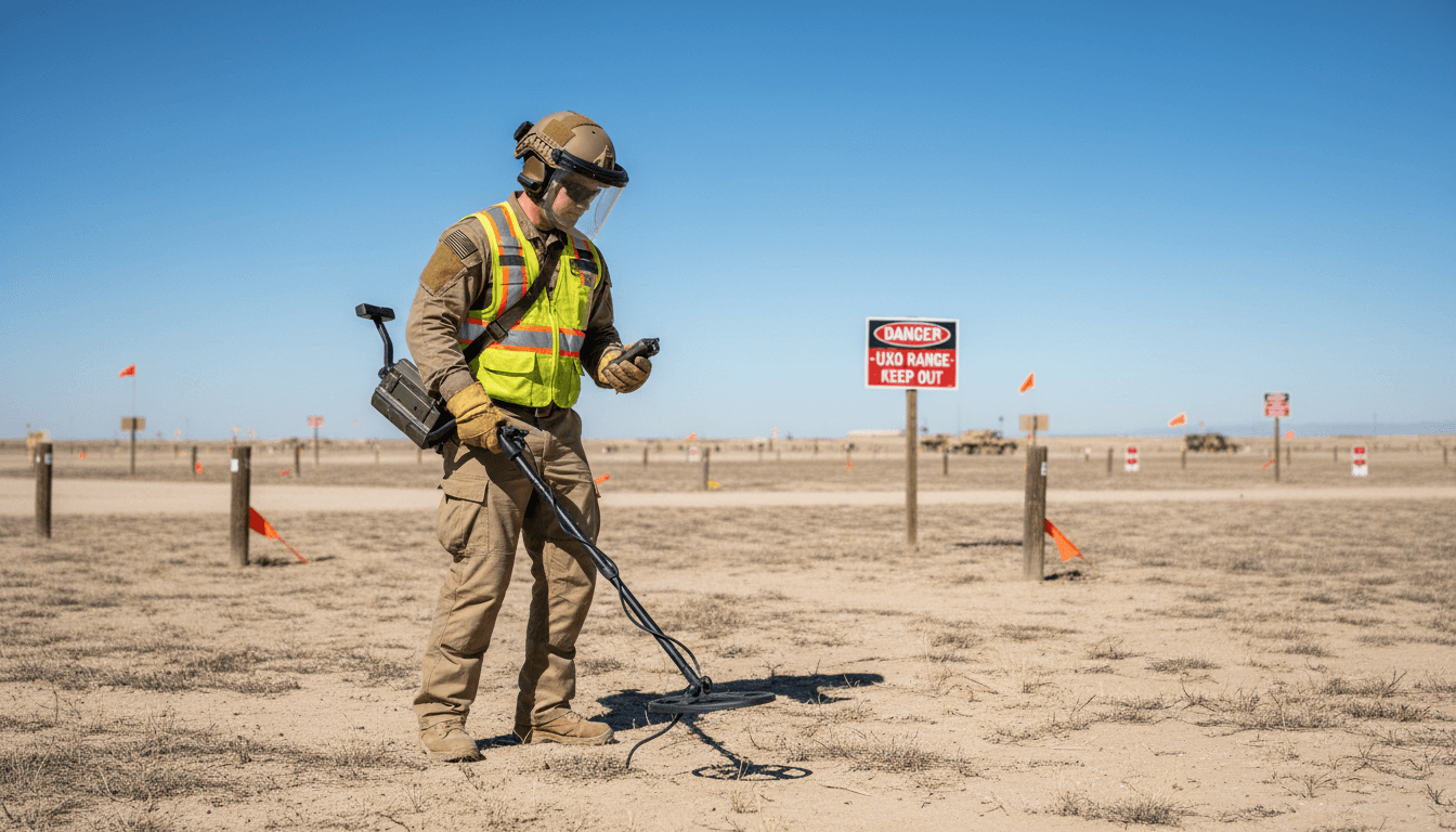 Community training session on UXO recognition